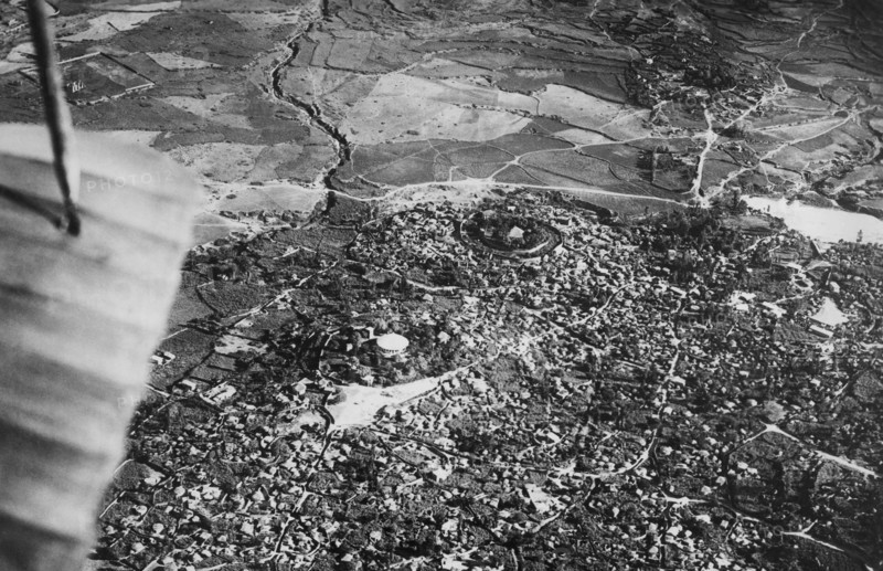 afrique, ethiopie, vue aerienne d'adua, 1920 1930
