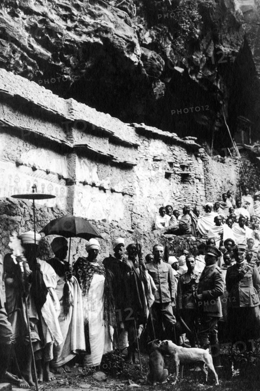 afrique, eritrea, autour de l'église, 1910 1920