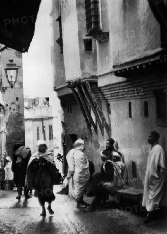 afrique, algérie, algiers, vie dans les rues, 1930