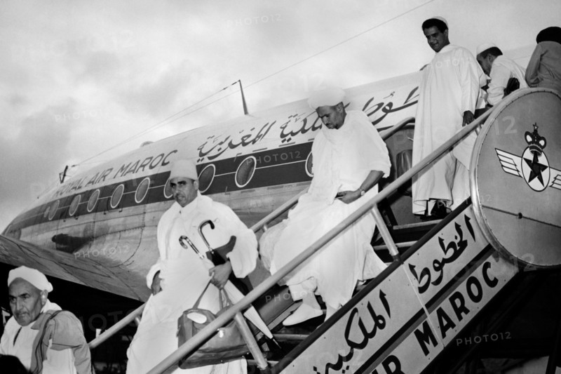 afrique, maroc, arrivée à l'aéroport de casablanca, 1930