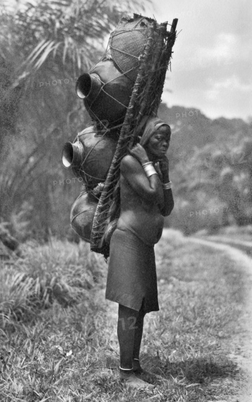 afrique, afrique du sud, zululand, une femme zulu, 1935