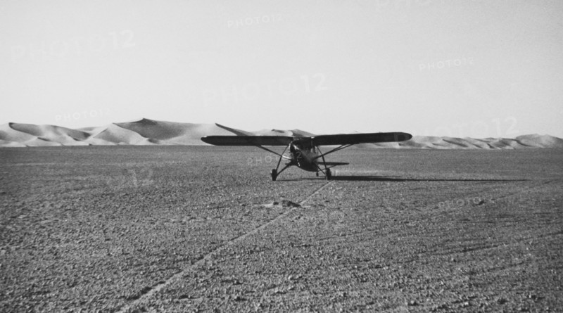 afrique, algérie, atterrissage à beni abbeis, 1930
