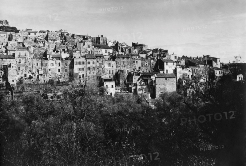 europe, italie, ligurie, san remo, vue de la vieille ville, années 1920