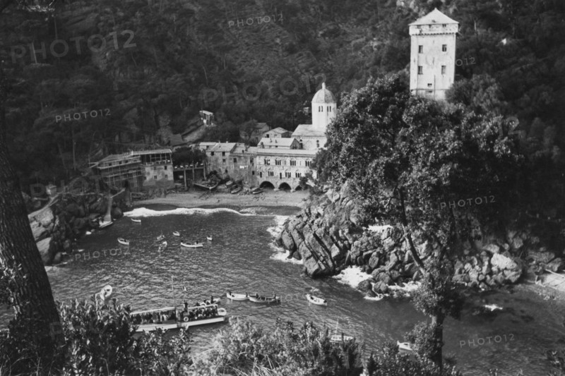 san fruttuoso di camogli, ligurie, italie 1930-40