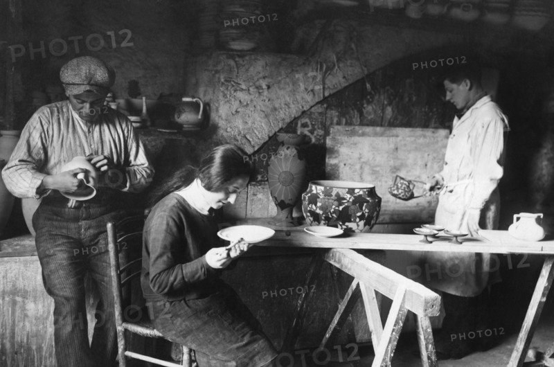 laboratoire artisanal, albisola, ligurie, italie 1920