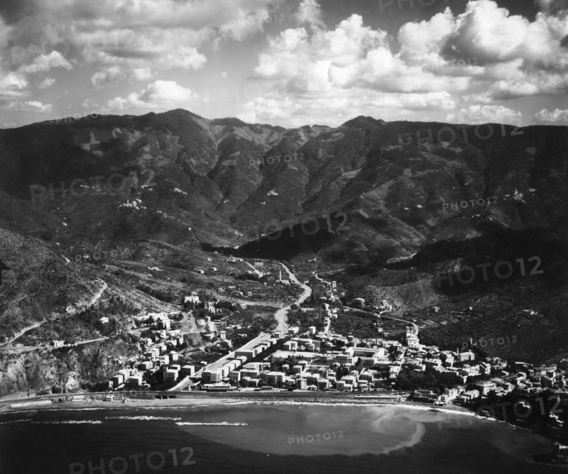 levanto, ligurie, italie 1956