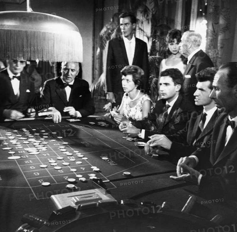 casino, sanremo, ligurie, italie 1955