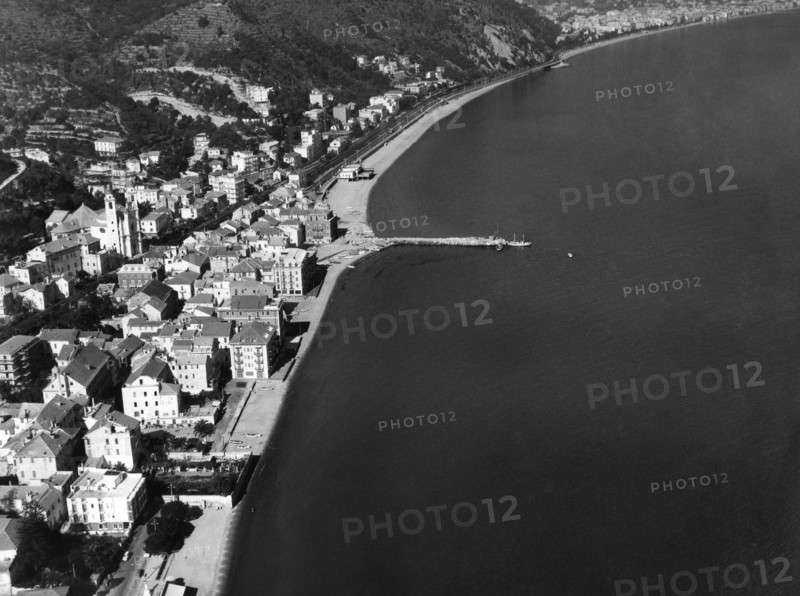 laigueglia, ligurie, italie 1964