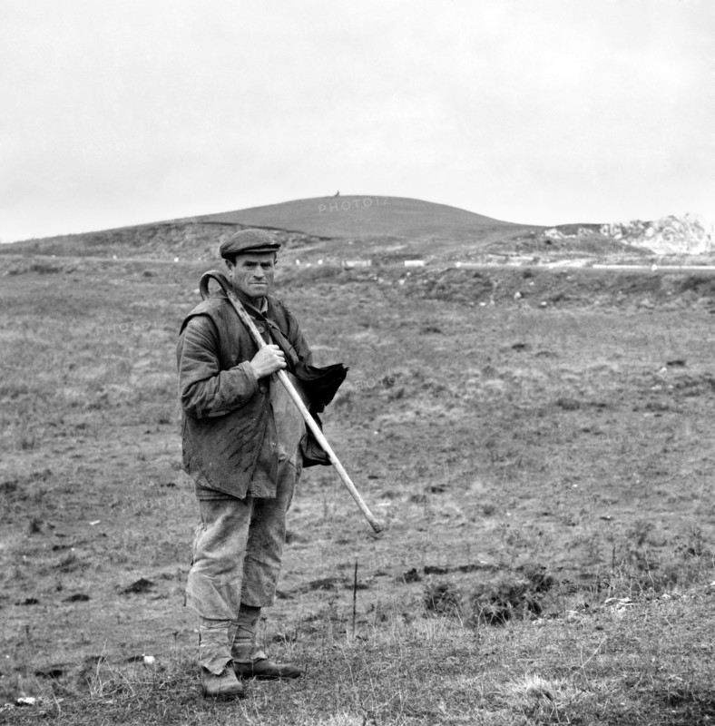 berger, agnone, molise, italie, 1965