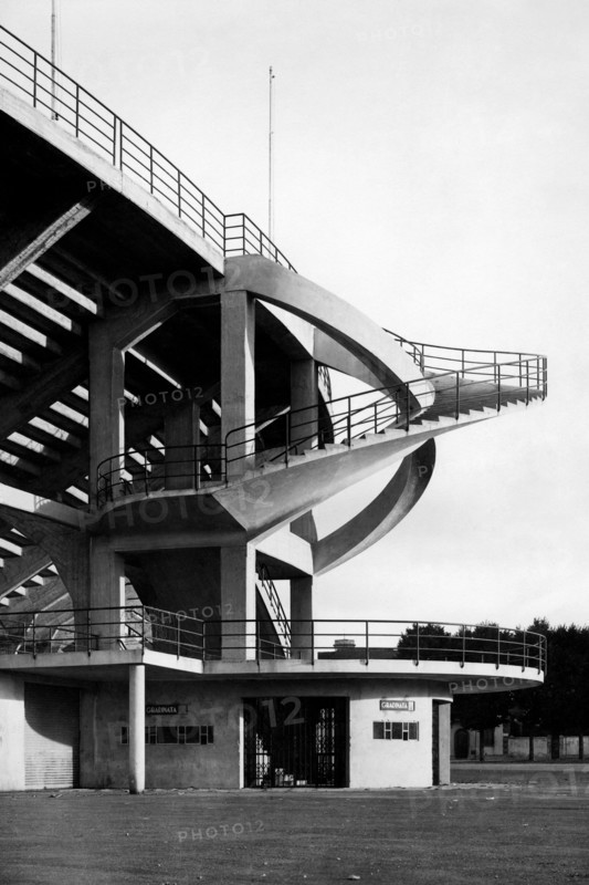 europa, italy, toscana, florence, escalier au stade berta, 1930 1940