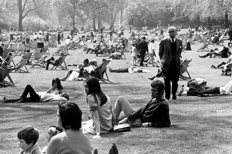 europe, angleterre, londres, st james park, 1960 1970
