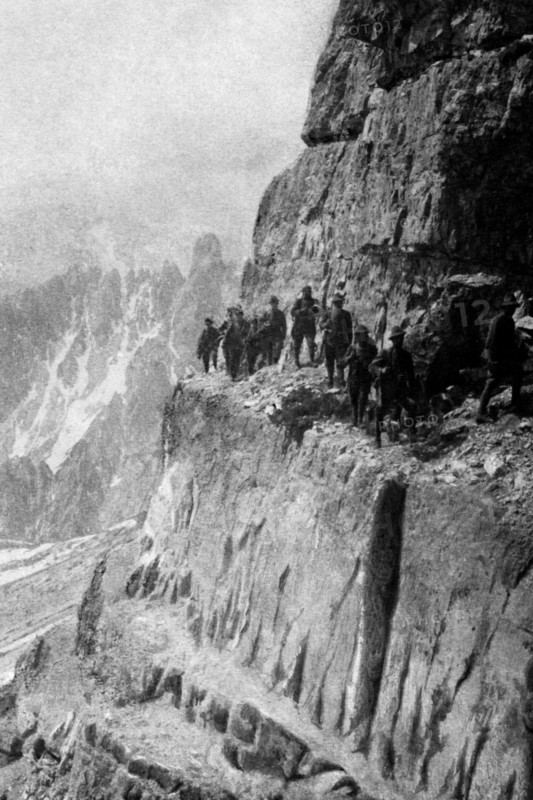 europe, italie, alpini en reconnaissance, 1915, 1918