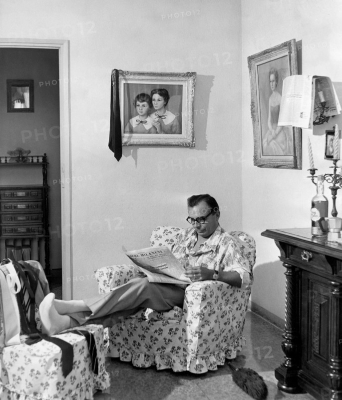 portrait de l'acteur tino carraro, 1959