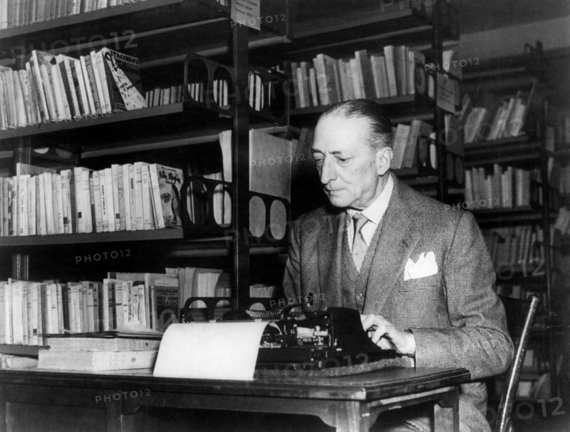 portrait de luigi barzini, 1947