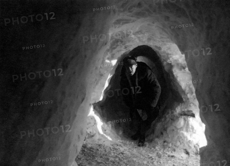 tunnel dans la neige, première guerre mondiale, 1915-18
