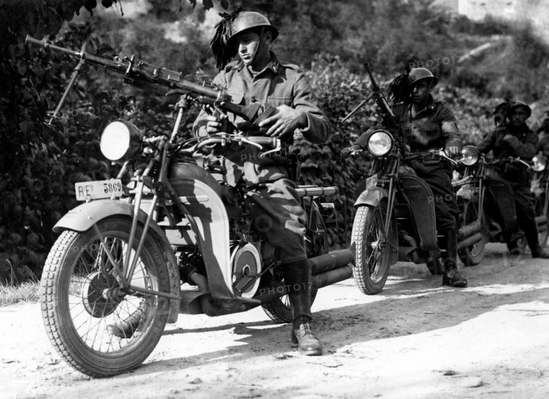 soldats à moto, 1939 1945