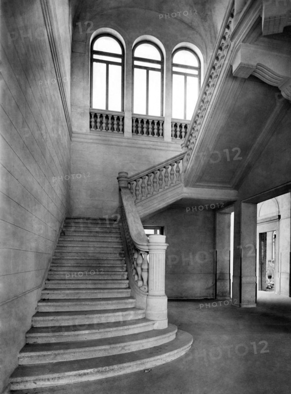 italie, milan, intérieur de l'école polytechnique de città studi, 1910 1920