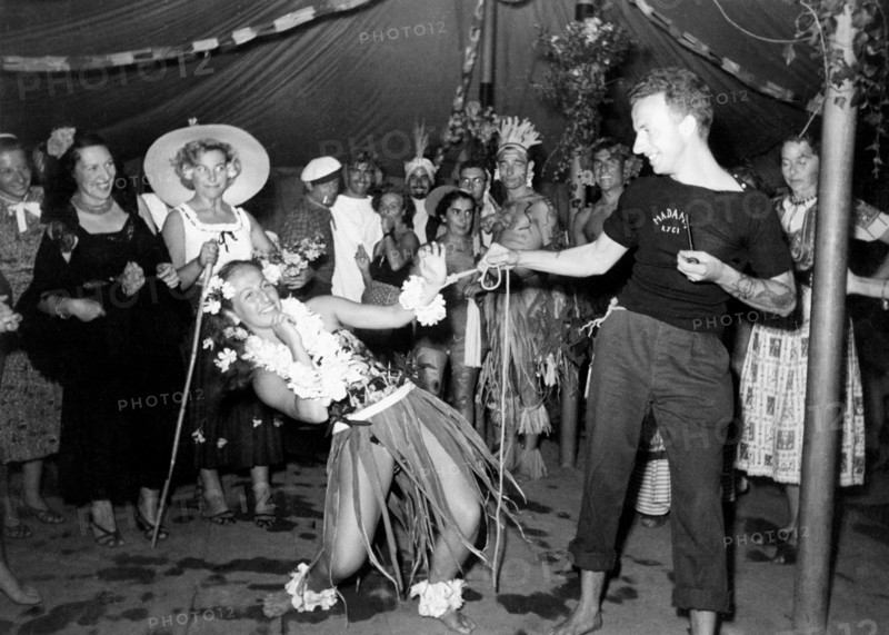 italie, ischia, camping, 1949