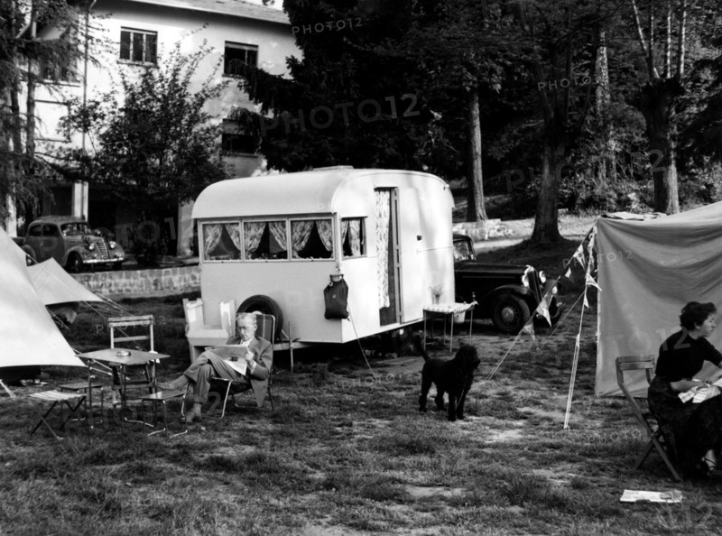 tourisme, stresa, camping, 1960