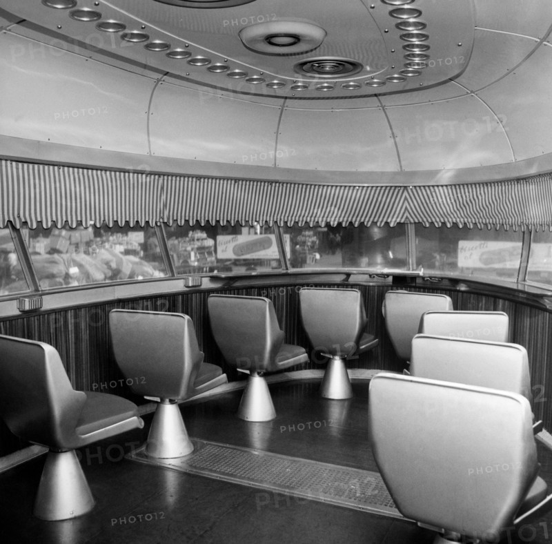 salon belvedere du train settebello, 1962