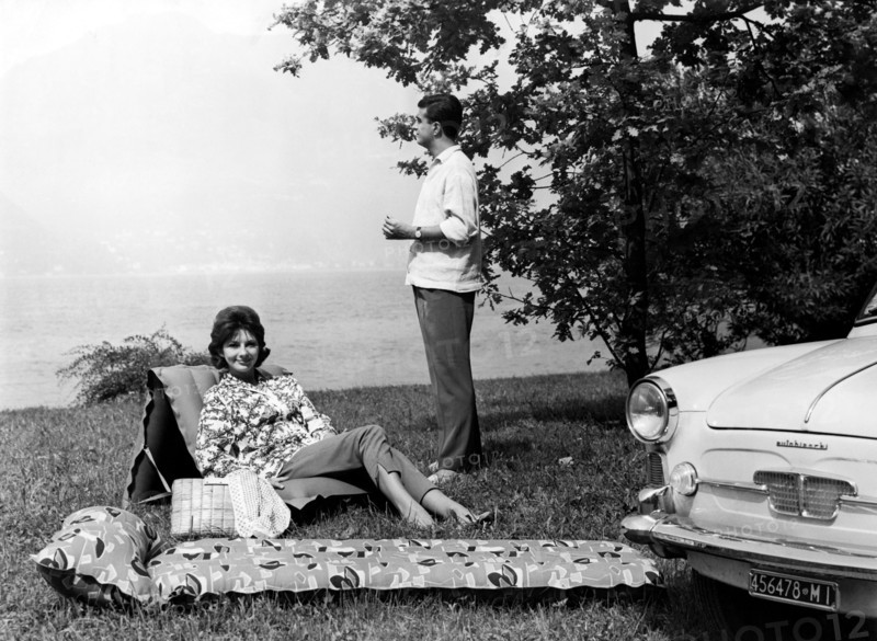 sortie sur le lac, 1963