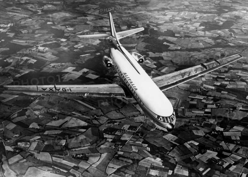 Alitalia plane. 1962