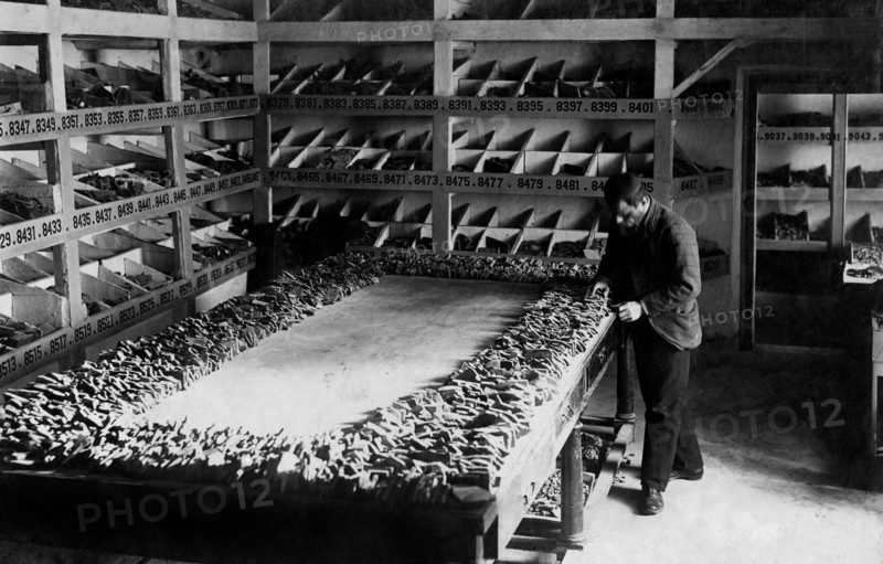 Artistic workers in Vatican City. 1910