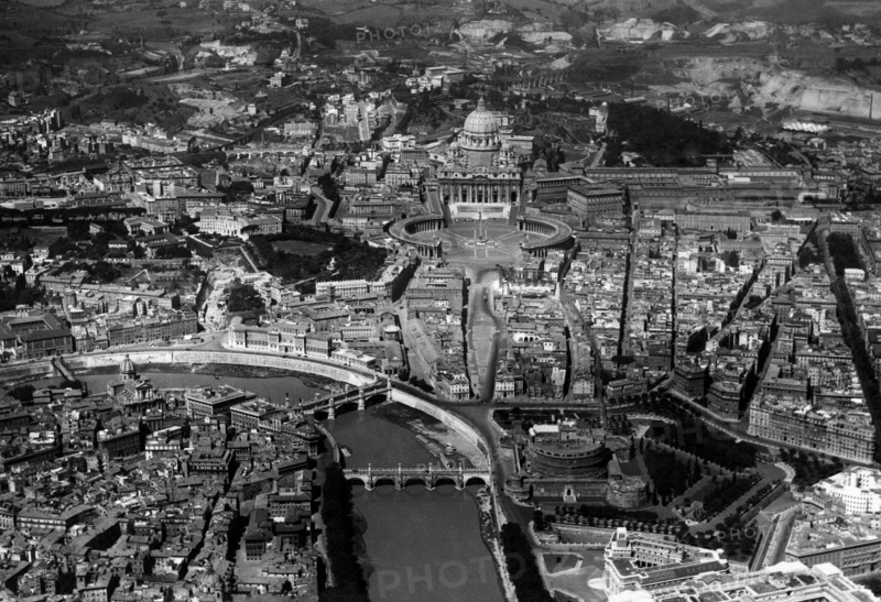Rome. aerial view. 1940