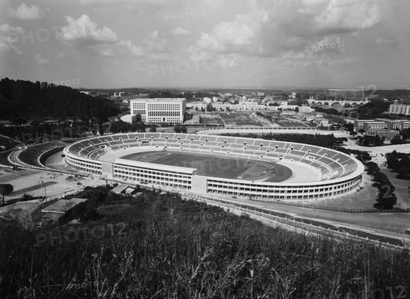 Rome. Olympic stadium. 1957