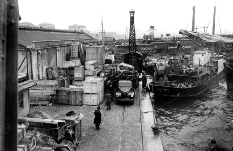 Turkey. a dock in Istanbul. 1951