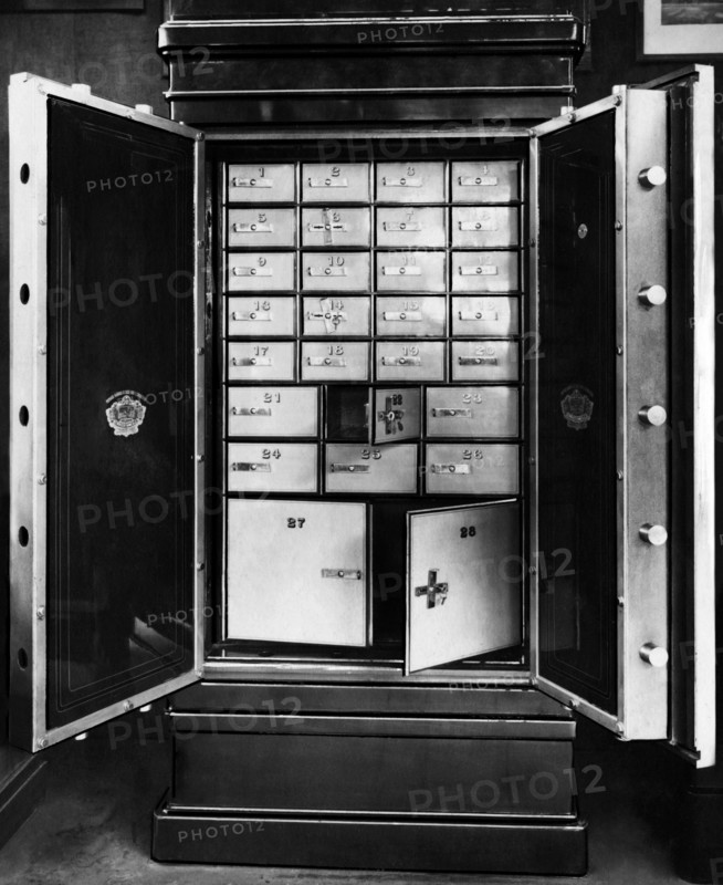 Safe for hotels exhibited at the Milan fair. 1930