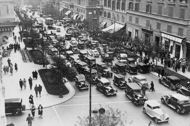Rome. Via Vittorio Veneto. 1930-1940