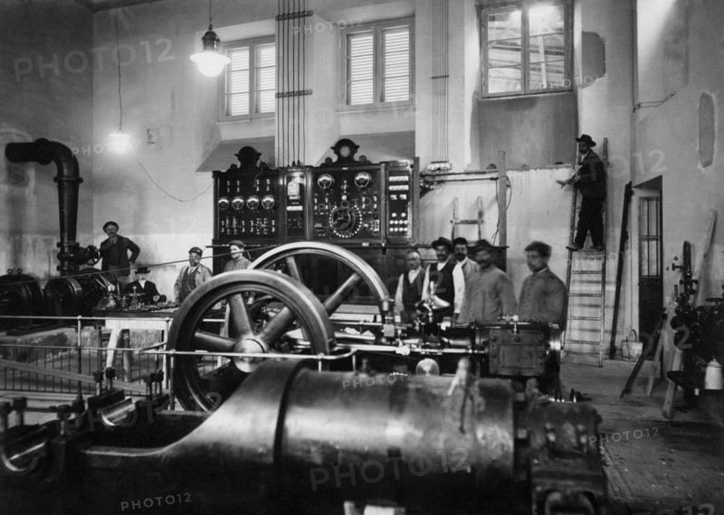 Power Plant In The Former Zecca Of The Vatican City. 1912