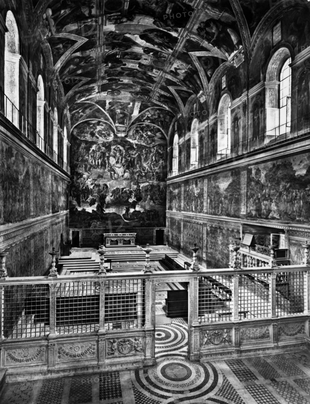 Sistine Chapel. Vatican City. 1930