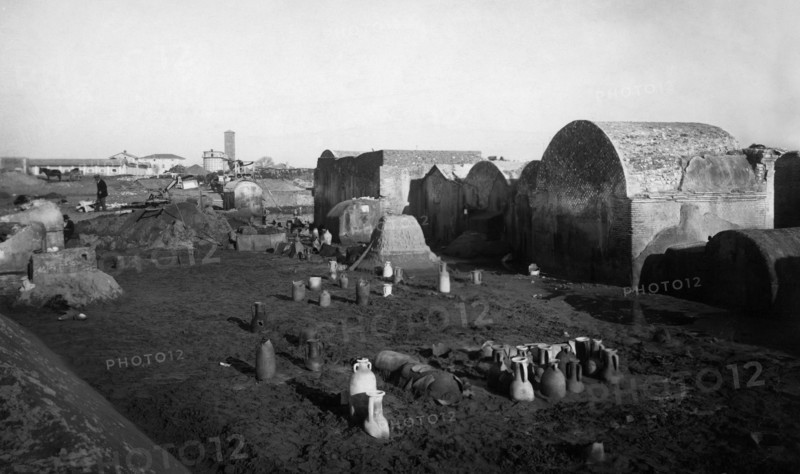 Lazio. Burial Ground At Ostia Antica. 1930