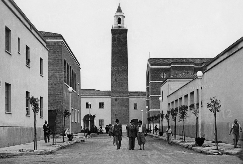 Italy. Lazio. The Main Square Of Aprilia. 1930