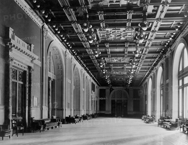 Italy. Lazio. Rome. Corridor Of Montecitorio. 1920
