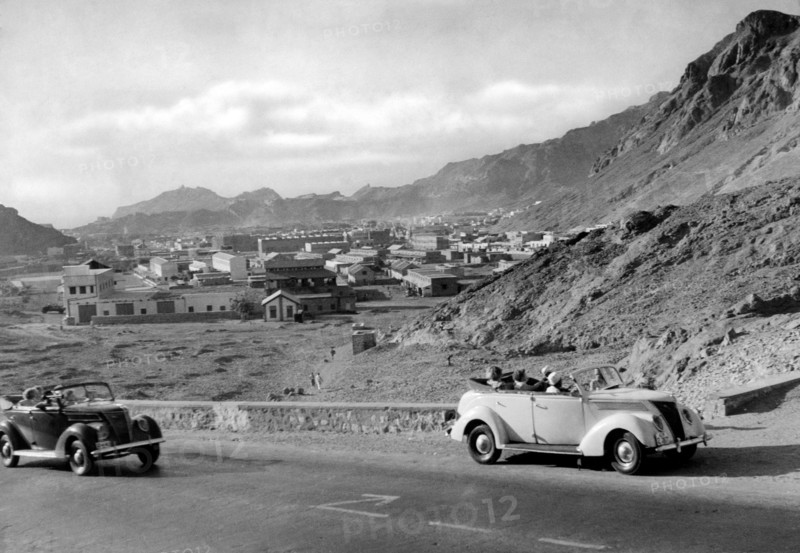 Yemen. View Of The City Of Aden. 1953