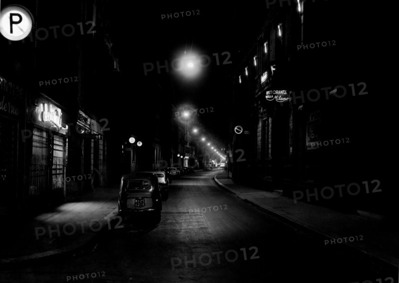 Italy. Lombardia. Milano. Via Montenapoleone. 1955