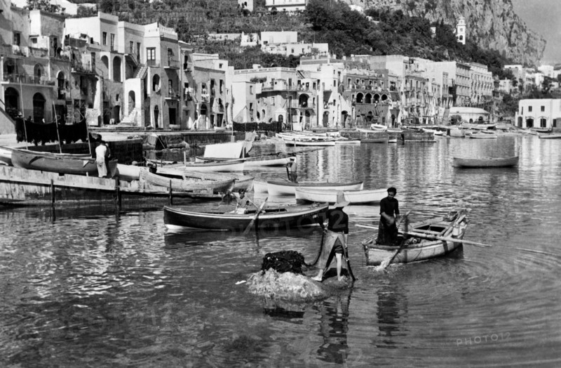 Marina Grande. Capri Island. Campania. Italy 1940-50