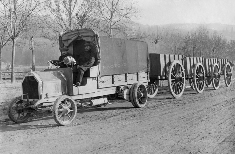Trailer Truck. 1920-30