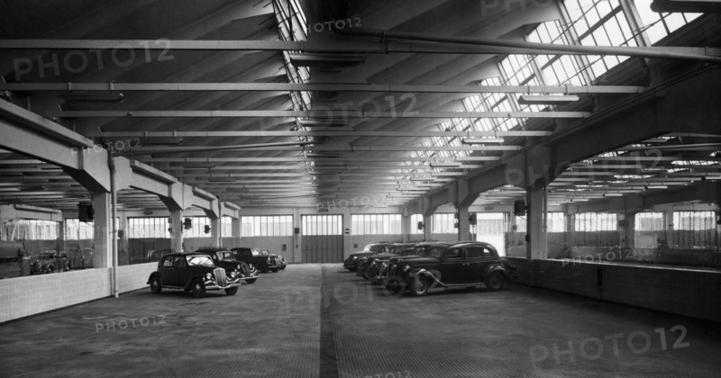 Garage In Milan. 1950