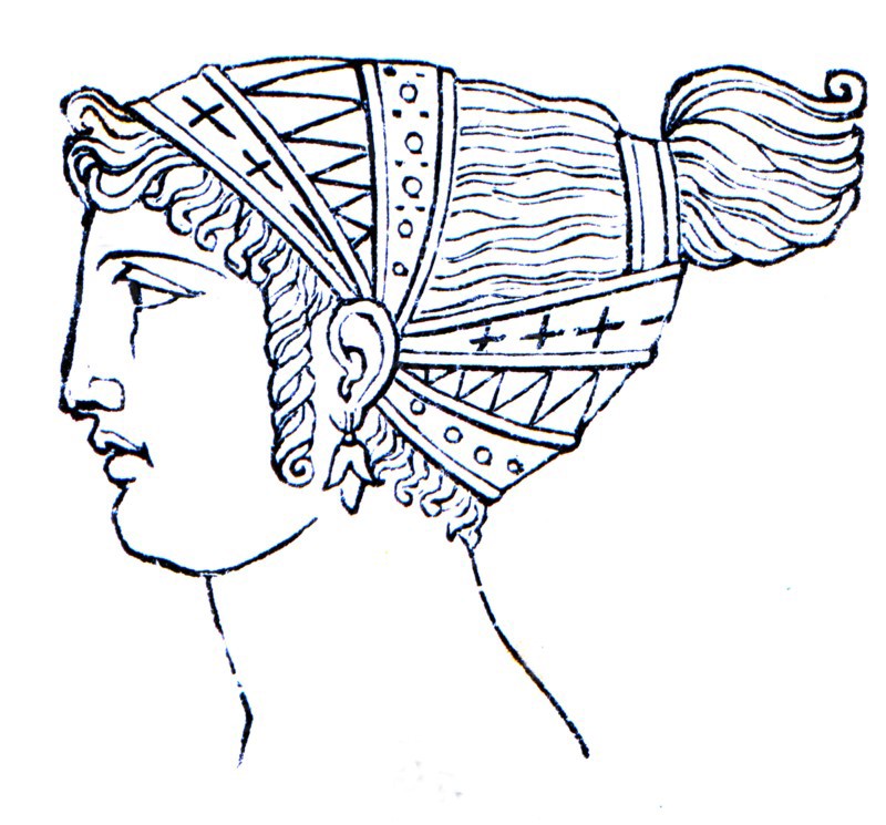 Women's haircut, Ancient Greece.