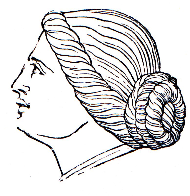 Women's haircut, Ancient Greece.