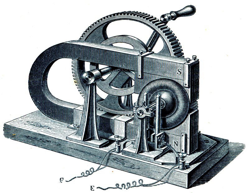 Magnetoelectrical machine Gram.
