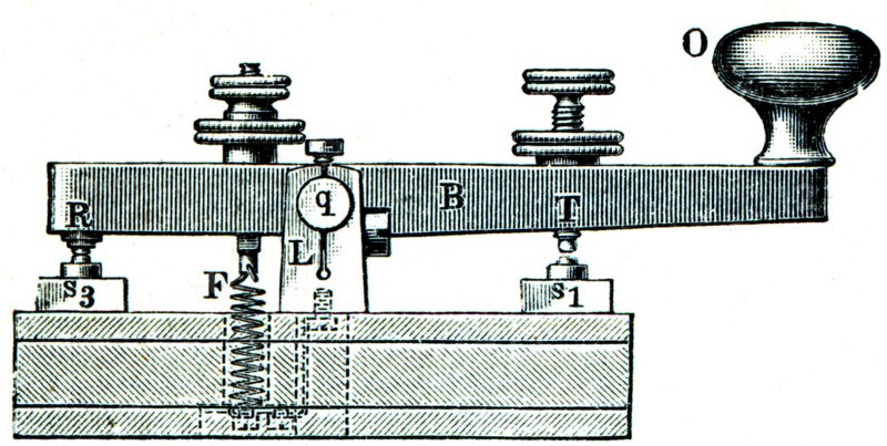 Morse key.