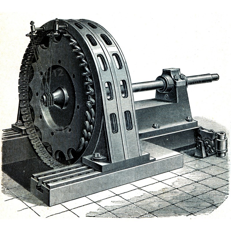 Three-phase current dynamo Oerlikon.