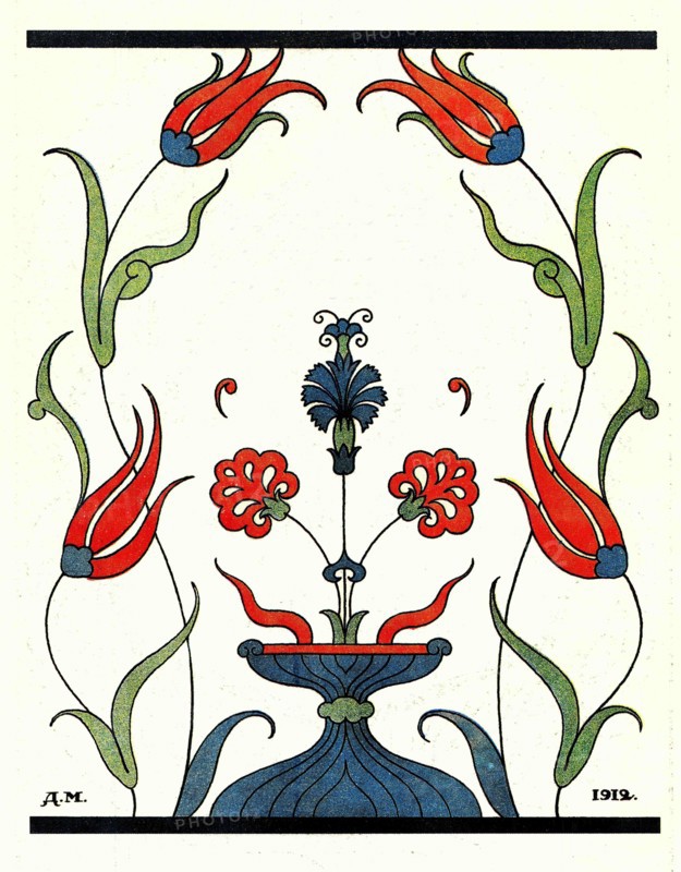 Floral ornament.