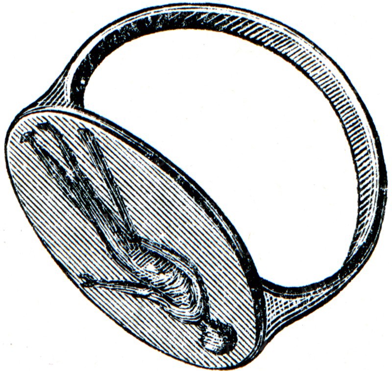 Greek ring.