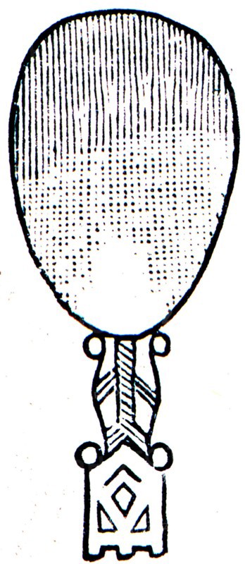 Scandinavian spoon from moose antlers.